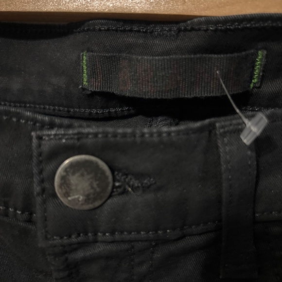 J. Brand jeans women’s size 6 size 27 black wax feel dry clean Flare - Picture 5 of 11